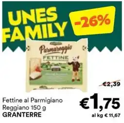Unes Fettine al Parmigiano Reggiano offerta