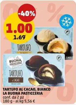 PENNY Tartufo al cacao, bianco La Buona Pasticceria offerta