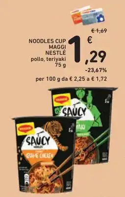 Conad Superstore Noodles cup Maggi Nestlé offerta