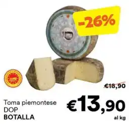 Unes Toma piemontese DOP BOTALLA offerta