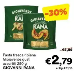 Unes Pasta fresca ripiena Gioiaverde gusti assortiti offerta