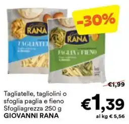 Unes Tagliatelle, tagliolini o sfoglia paglia e fieno Sfogliagrezza GIOVANNI RANA offerta