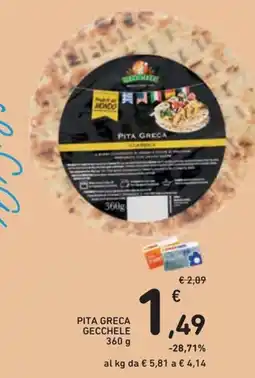Conad Superstore Pita greca Gecchele offerta