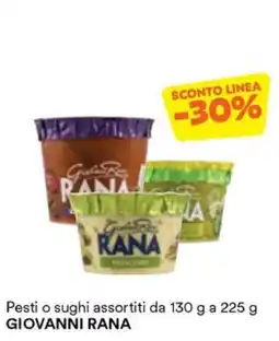 Unes Pesti o sughi assortiti GIOVANNI RANA offerta