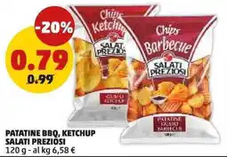 PENNY Patatine BBQ, Ketchup Salati Preziosi offerta