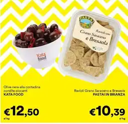Unes Olive nere alla contadina condite piccanti Kata Food offerta
