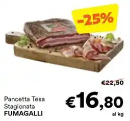 Unes Pancetta Tesa Stagionata FUMAGALLI offerta