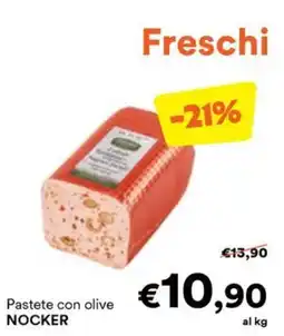 Unes Pastete con olive NOCKER offerta