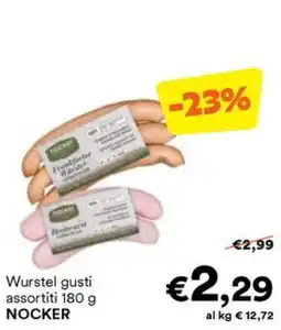Unes Wurstel gusti assortiti NOCKER offerta