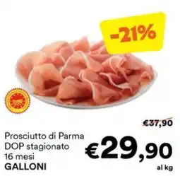 Unes Prosciutto di Parma DOP stagionato offerta