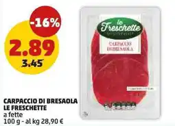 PENNY Carpaccio di bresaola le freschette offerta