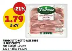 PENNY Prosciutto cotto alle erbe Le Freschette offerta