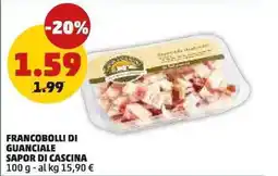 PENNY Francobolli di guanciale Sapor di Cascina offerta