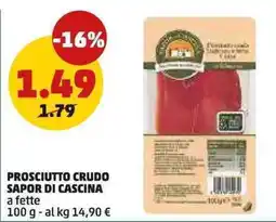 PENNY Prosciutto crudo Sapor di Cascina offerta