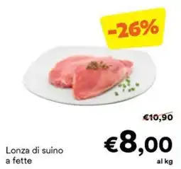 Unes Lonza di suino a fette offerta