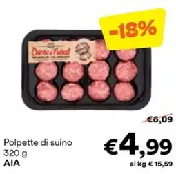 Unes Polpette di suino offerta