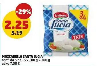PENNY Mozzarella Santa Lucia offerta