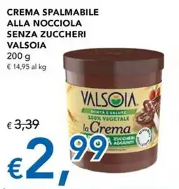 Migross Superstore Crema spalmabile alla nocciola Valsoia offerta