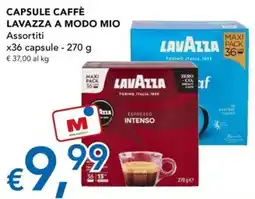 Migross Superstore Capsule caffè Lavazza a modo mio assortiti offerta