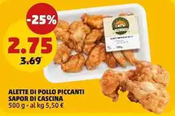 PENNY Alette di pollo piccanti sapor di cascina offerta