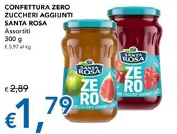 Migross Superstore Confettura zero zuccheri aggiunti Santa Rosa offerta