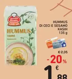 Conad Superstore Hummus di ceci e sesamo Kasih offerta