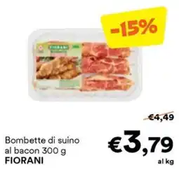 Unes Bombette di suino al bacon FIORANI offerta