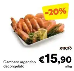 Unes Gambero argentino decongelato offerta