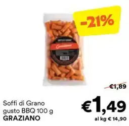 Unes Soffi di Grano gusto BBQ GRAZIANO offerta