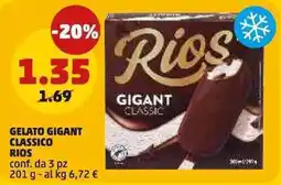 PENNY Gelato gigant classico Rios offerta