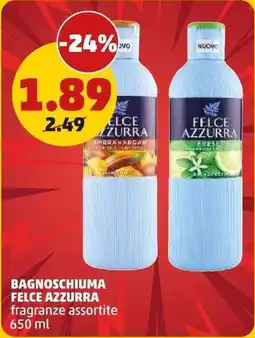 PENNY Bagnoschiuma Felce Azzurra offerta