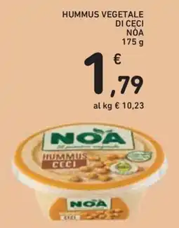 Conad Superstore Noa Hummus vegetale di ceci offerta
