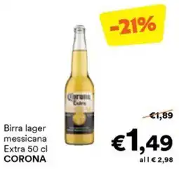 Unes Birra lager messicana Extra CORONA offerta
