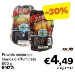 Unes Provolacalabrese bianca o affumicata BRIZZI offerta