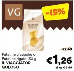 Unes Patatine rigate Il viaggiator goloso offerta