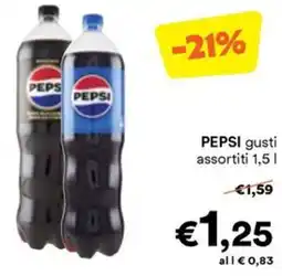 Unes Pepsi gusti assortiti offerta