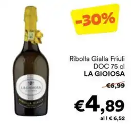 Unes Ribolla Gialla Friuli DOC LA GIOIOSA offerta
