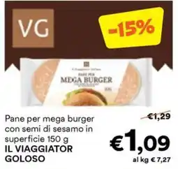 Unes Pane per mega burger con semi di sesamo offerta