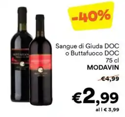 Unes Sangue di Giuda DOC o Buttafuoco DOC offerta