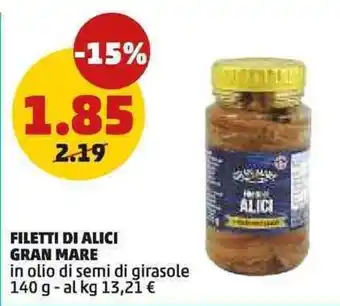 Filetti di alici Gran Mare
