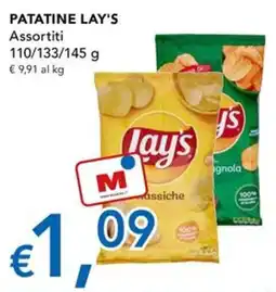 Migross Superstore Patatine Lay's assortiti offerta
