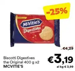 Unes Biscotti Digestives the Original MCVITIE'S offerta