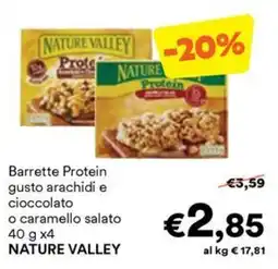 Unes Barrette Protein Nature Valley offerta
