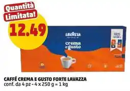 PENNY Caffé Crema e Gusto Forte Lavazza offerta