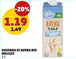 PENNY Beverage of oat bio Welless offerta