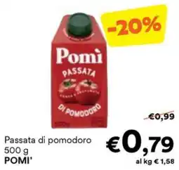 Unes Passata di pomodoro POMI' offerta