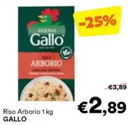 Unes Riso Arborio Gallo offerta