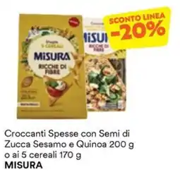 Unes Croccanti Spesse con Semi di Zucca Sesamo e Quinoa offerta