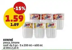 PENNY Estathé pesca, limone offerta