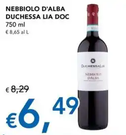 Migross Superstore Duchessa Lia Nebbiolo d'Alba offerta